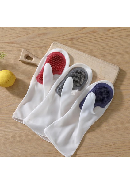 Stil A-Pembe Tarzı Bulaşık Eldiveni Ev Için Sihirli Silikon Yumuşak Fırça Eldiveni Mutfak Temizlik Dezenfeksiyon Dayanıklı Fırça Tencere Kauçuk Eldiven (Yurt Dışından) modelleri