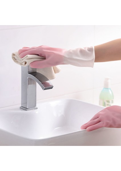 Mavi Stil L Boyutu 1 Çift Silikon Bulaşık Eldiveni Mutfak Temizlik Aracı Ev Temizliği Kauçuk Eldiveni Bulaşık Yıkama Su Geçirmez ve Elleri Koruyun (Yurt Dışından) modelleri