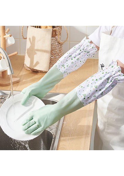 G-Kısa-Kalın Tarzı Bir Çift Kış Sıcak Kalın Temizlik Eldiveni Ev Su Geçirmez Kaymaz Anti-Leke Uzun Eldiven Anti-Bıçak Dayanıklı El Koruyucu Araçlar (Yurt Dışından) modelleri