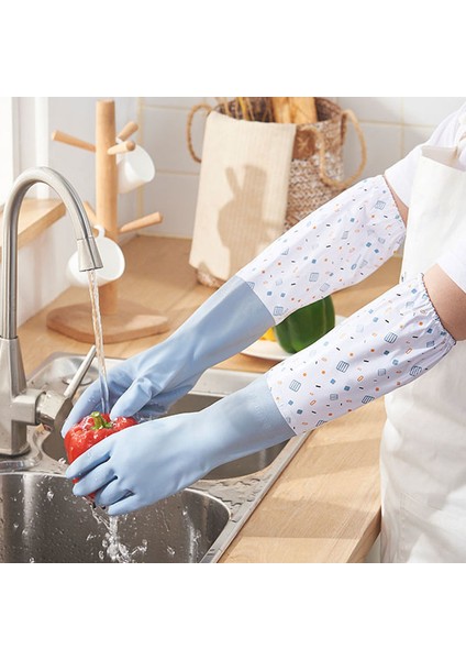 G-Kısa-Kalın Tarzı Bir Çift Kış Sıcak Kalın Temizlik Eldiveni Ev Su Geçirmez Kaymaz Anti-Leke Uzun Eldiven Anti-Bıçak Dayanıklı El Koruyucu Araçlar (Yurt Dışından) indirimleri