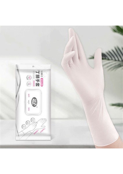 Pembe 30PCS Tarzı L Boyutu 12 Inç Kalın Nitril Tek Kullanımlık Temizlik Eldiveni Pembe Mutfak Bulaşık Eldiveni (Yurt Dışından) indirimleri