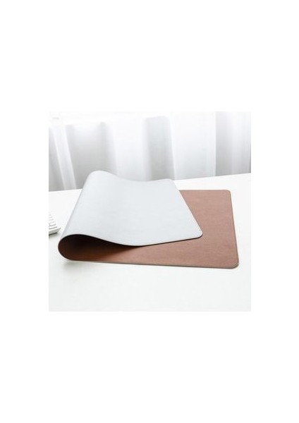 Su Geçirmez Deri Mouse Pad 80*40 cm Kahverengi