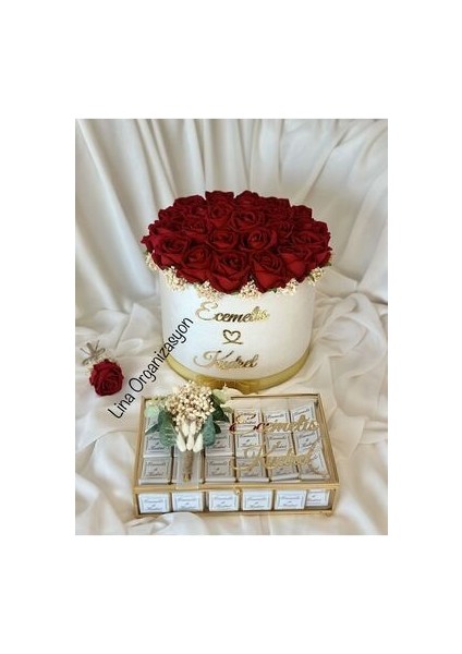 Kız Isteme Çikolatası Söz Çikolatası Nişan Çikolatası Isteme Çiçeği