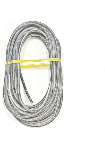 Siyah Renk 1,5mm Cam Elyaf Örgü Yanmaz Kablo 5metre, -60/+180°C fırsatları