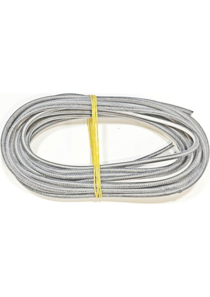 Siyah Renk 1,5mm Cam Elyaf Örgü Yanmaz Kablo 5metre, -60/+180°C indirimleri