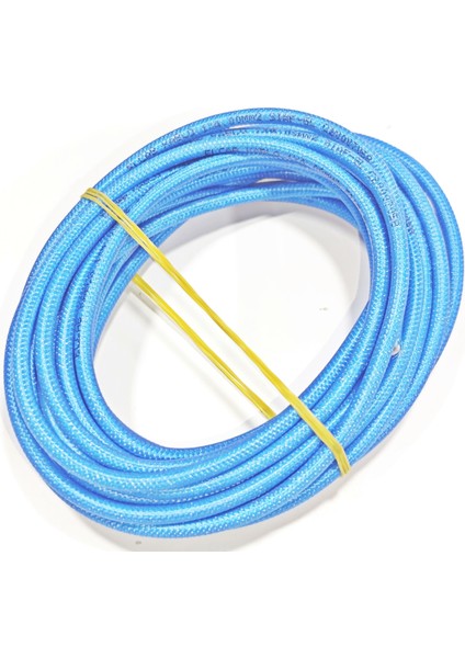Mavi Renk 4mm Cam Elyaf Örgü Yanmaz Kablo 5metre, -60/+180°C fiyatları