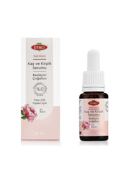 Kaş ve Kirpik Serumu Gül Kürü 15 ml