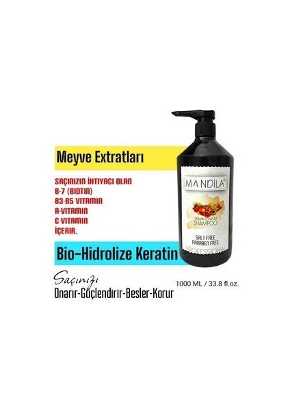 Vitamin Complex Şampuan 1000 ml