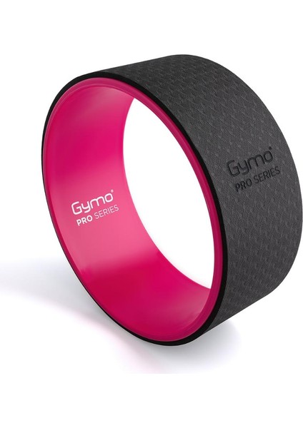 Pro Series Yoga Tekerleği Egzersiz Çemberi 33cm Pembe x Siyah