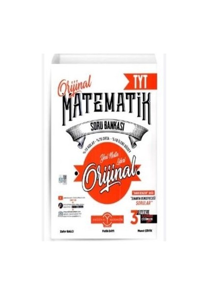 Orijinal Tyt Soru Bankası+Orijinal Tyt 12Lİ Matematik Denemesi 2024 fiyatları