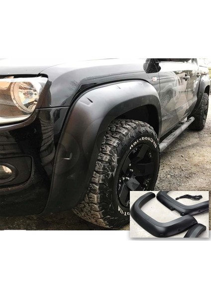 Vw Amarok 2016+ Adblue Çamurluk Dodik Seti Mat Siyah 4 Parça