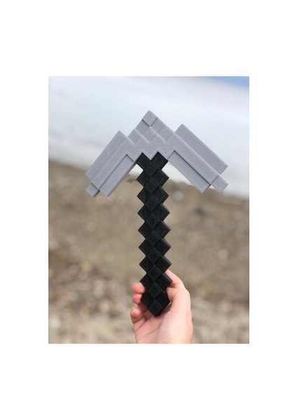 BURSA3DFILAMENT Minecraft Oyuncak Demir Kazma-Kılıç Seti