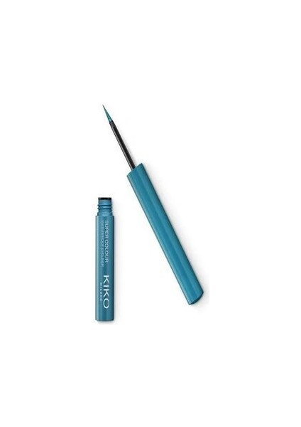 New Super Colour Waterproof Eyelıner 04 Green Teal