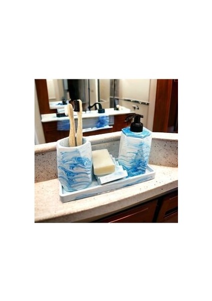 Beton Banyo Seti ,dis Fircalik Takım