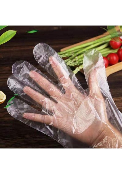 200PCS Tarzı Tek Kullanımlık Eldiven Gıda Plastik Eldiven Mutfak Çevre Dostu Koruyucu Gıda Güvenliği Sağlık Eldiveni Meyve Sebze Eldiveni (Yurt Dışından) modelleri