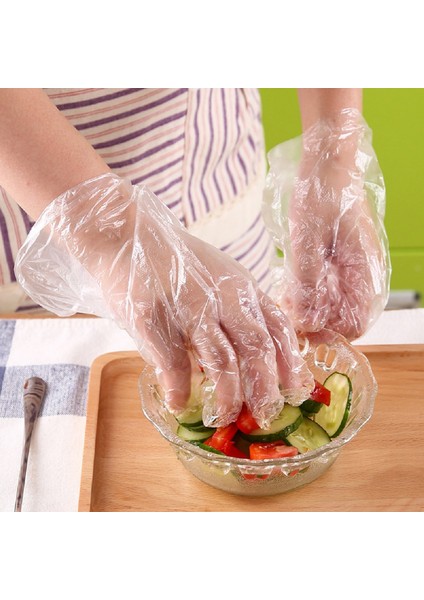 200PCS Tarzı Tek Kullanımlık Eldiven Gıda Plastik Eldiven Mutfak Çevre Dostu Koruyucu Gıda Güvenliği Sağlık Eldiveni Meyve Sebze Eldiveni (Yurt Dışından) indirimleri