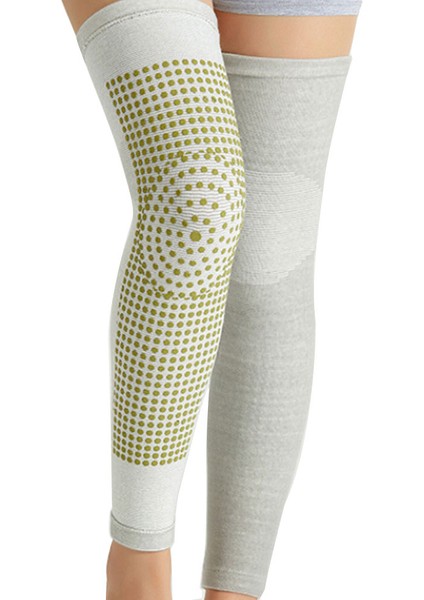 Beyaz Stil Xl Boyutu ml Diz Ateli Sarma Desteği Pelin Köpüklü Manyetik Terapi Gri Siyah Ped (Yurt Dışından)