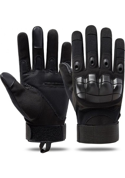 Siyah Stil L Boyutu Açık Hava Spor Motosiklet Ordusu Hayran Eldivenleri Taktik Eldivenler Bisiklet Eldivenleri Spor Askeri Eğitim Kaymaz Fitness Eldivenleri (Yurt Dışından)