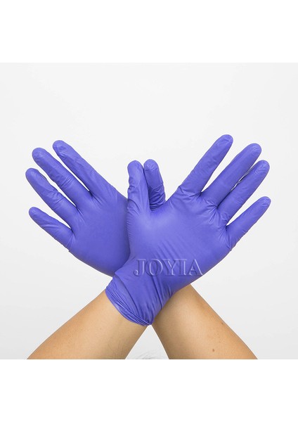 50 Adet Tarzı L Boyutu Sentetik Nitril Tek Kullanımlık Muayene Eldiveni Tozsuz Orta Küçük Büyük Boy Paket Kauçuk Lateks Ücretsiz Eldiven Mor (Yurt Dışından) modelleri