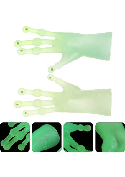 Yeşil Stil 7X2X2CM Parmak Cadı Çocuk Oyuncakları Kuklalar Kostüm Eldivenler Kukla Oyuncakları Işaretçiler Işaretleyici Okuma Parmakları Kadınlar Büyücü Yeşil Tırnaklar Uzaylı Eller (Yurt Dışından) fiyatları