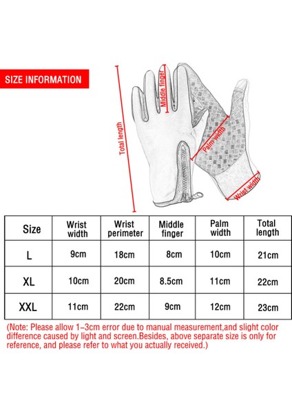 Kırmızı Stil L Boyutu Unisex Dokunmatik Kış Termal Sıcak Eldiven Bisiklet Bisikleti Kayak Kampçılık Yürüyüş Eldiveni Spor Tam Parmak Eldiven (Yurt Dışından) fırsatları