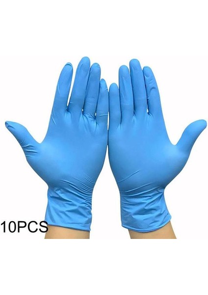 Mavi Stil L Boyutu Siyah Eldivenler Tek Kullanımlık Lateks Ücretsiz Toz Yoklama Sentetik Orta Vinil Eldiven M Xl X-Large Boyut Küçük Büyük El Nitrol J1R2 (Yurt Dışından)