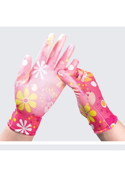 Pembe Tarzı Bahçe Temizliği El Işlemeli Çiçek Bahçesi Eldiven Kadın Kaymaz Çalışma Eldiveni Kaymaz Ev Işleri Koruma Eldiveni (Yurt Dışından) fırsatları