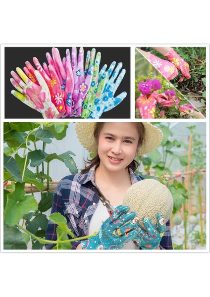 Pembe Tarzı Bahçe Temizliği El Işlemeli Çiçek Bahçesi Eldiven Kadın Kaymaz Çalışma Eldiveni Kaymaz Ev Işleri Koruma Eldiveni (Yurt Dışından) indirimleri