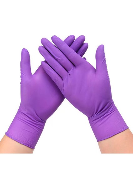 Mor Eldiven 150G Tarzı S Beden Tek Kullanımlık Nitril Eldiven Çok (Yurt Dışından)