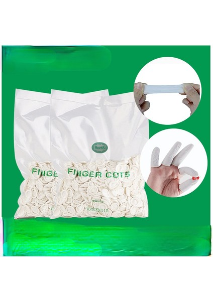 Pembe 300G Çanta Stili 700 Adet Gbag Tek Kullanımlık Parmak Korumalığı Doğal Kauçuk Eldiven Kaymaz Anti-Statik Lateks Parmak Kılıfları (Yurt Dışından) fırsatları