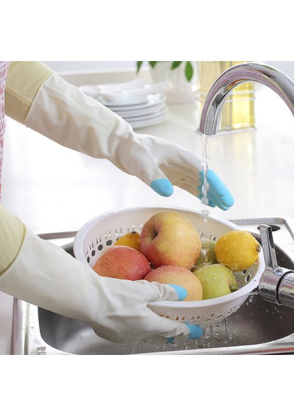 Stil 1 Stili 1 Çift Kolluklu Kauçuk Eldiven Mutfak Bulaşık Yıkama Çok (Yurt Dışından) fiyatları