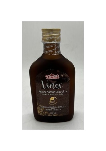 Reishi Mantar Ekstraktlı Bitkisel Karışımlı Sirke 200 ml