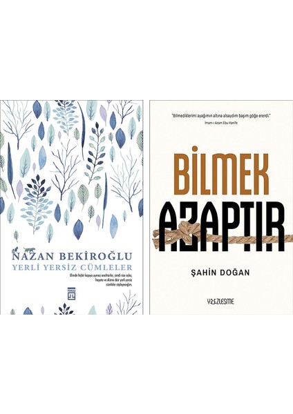 Yerli Yersiz Cümleler - Bilmek Azaptır 2 Kitap