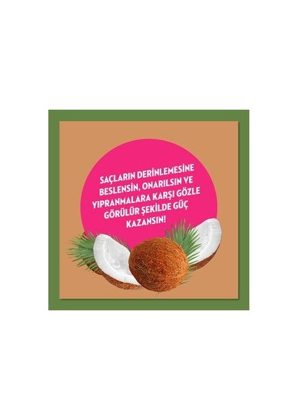 Doğanın Enerjisi Şampuan Hindistan Cevizi Yağı 400 ml x 3 fırsatları