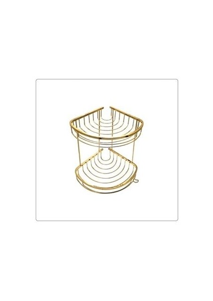 Csk Banyo 22*22 Şampuanlık Altın Gold