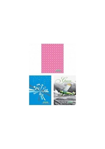 40 Yaprak Çizgili Defter (Mopak/defne) Karton Kapak