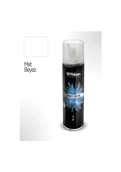 Sprey Boya Mat Beyaz Polisan