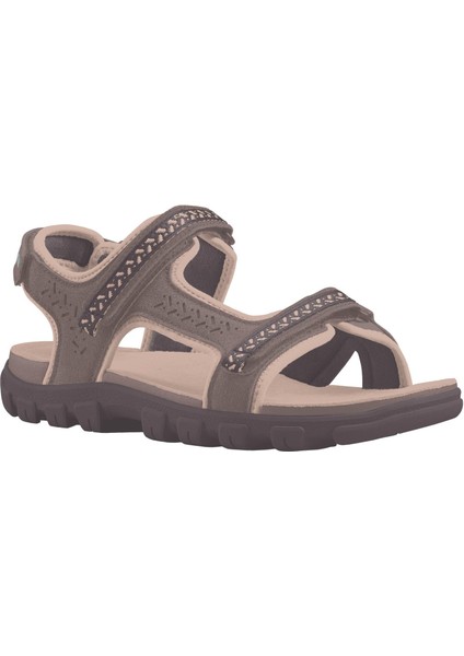 Quechua Kadın Outdoor Deri Sandalet - Mor - NH500