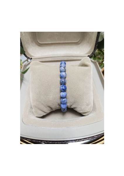 Doğal Taş Sodalit Taşı Bileklik modelleri