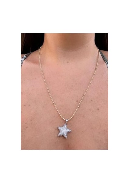 Taşlı Yıldız Kolye indirimleri