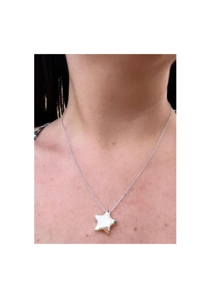 Dore Yıldız Kolye