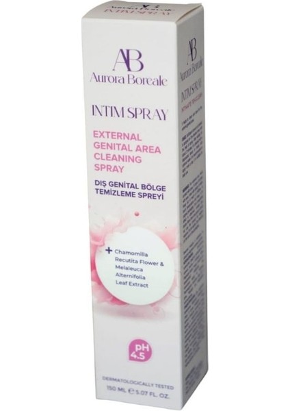 Aurora Boreale 150 Ml Intim Sprey Dış Genital Bölge Temizleme Spreyi