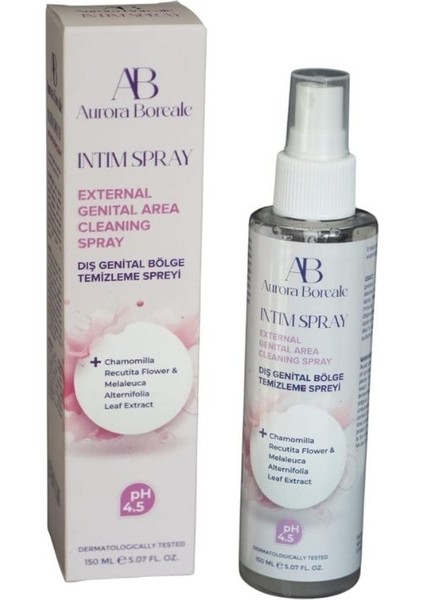 Aurora Boreale 150 Ml Intim Sprey Dış Genital Bölge Temizleme Spreyi