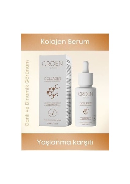 Yaşlanma ve Kırışıklı Karşıtı Kolajen Serum 30 ml