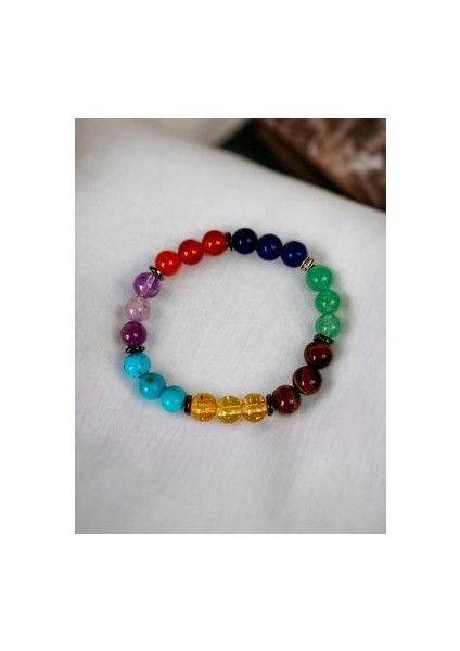 7 Çakra Bilekliği Doğaltaş Bileklik modelleri