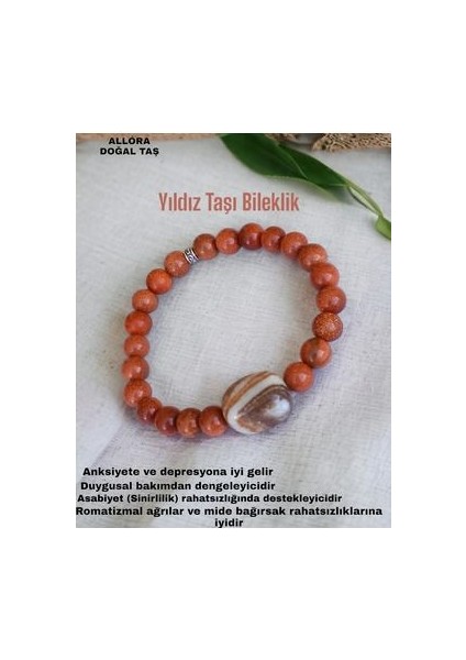 Yıldız Taşı Doğaltaş Bileklik