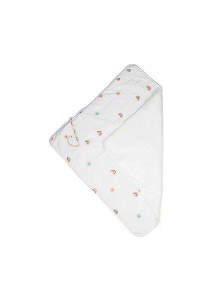 Oyun Matı Cift Tarafli Müslin ve Waffle Kumas Ici Dolgulu 100% Pamuk Gökkusagi Desen modelleri