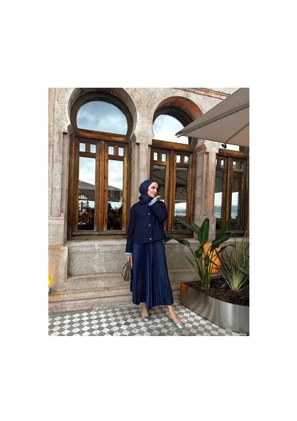 Henza Piliseli Tesettür Etek