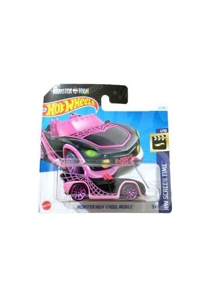 Monster Hıgh Ghoul (Siyah) Mobıle Tekli Arabalar 2024 Serisi Orijinal Hot Wheels