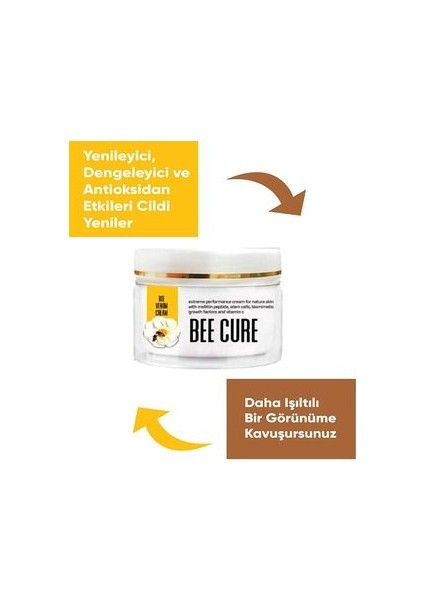 Cream 100ML Arı Kremi Vücut Sızıları ve Bakım Için 3 Adet